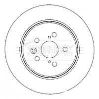 BORG & BECK Тормозной диск BBD4501